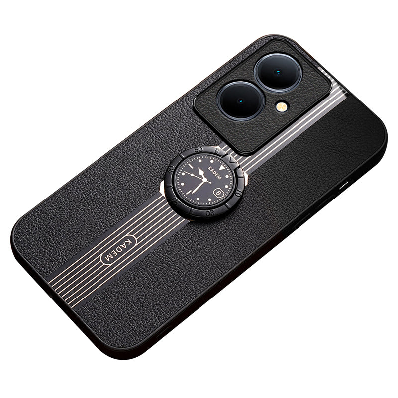 KADEM For Oppo A79 5G / A2 5G Cover Watch Pattern Rotary Kickstand Cell Phone Case