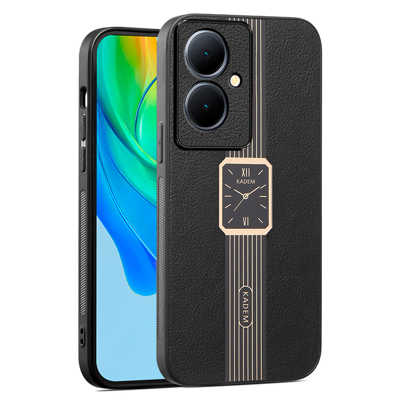 KADEM For Oppo A79 5G / A2 5G PU+TPU+Acrylic Case Electroplated Smartphone Cover