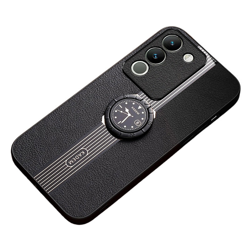 KADEM For vivo V29e (Global) 5G / Y200 4G Rotary Kickstand Cover Watch Pattern Electroplating Phone Case