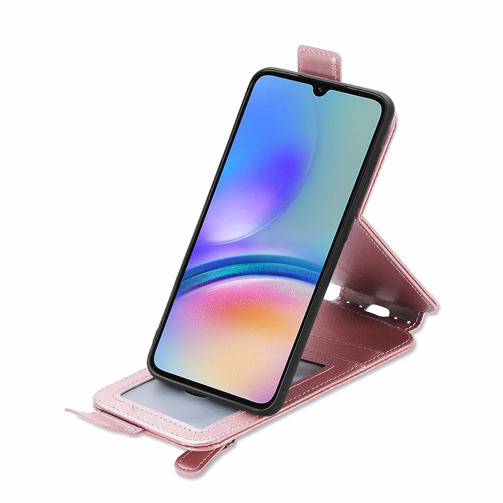 For Samsung Galaxy A05s 4G Case Leather Vertical Flip Phone Wallet Cover