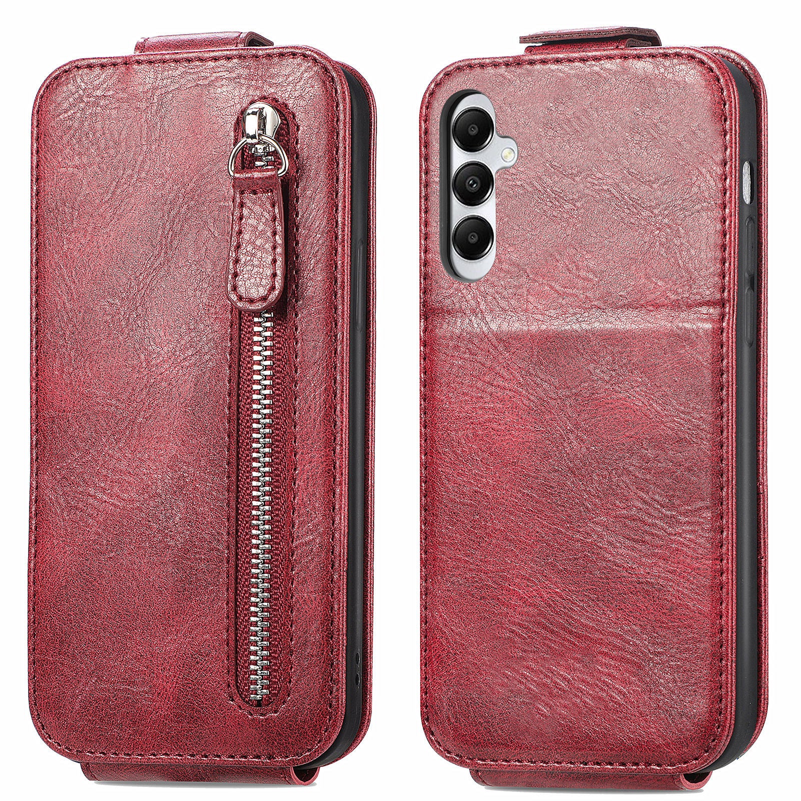 For Samsung Galaxy A05s 4G Case Leather Vertical Flip Phone Wallet Cover