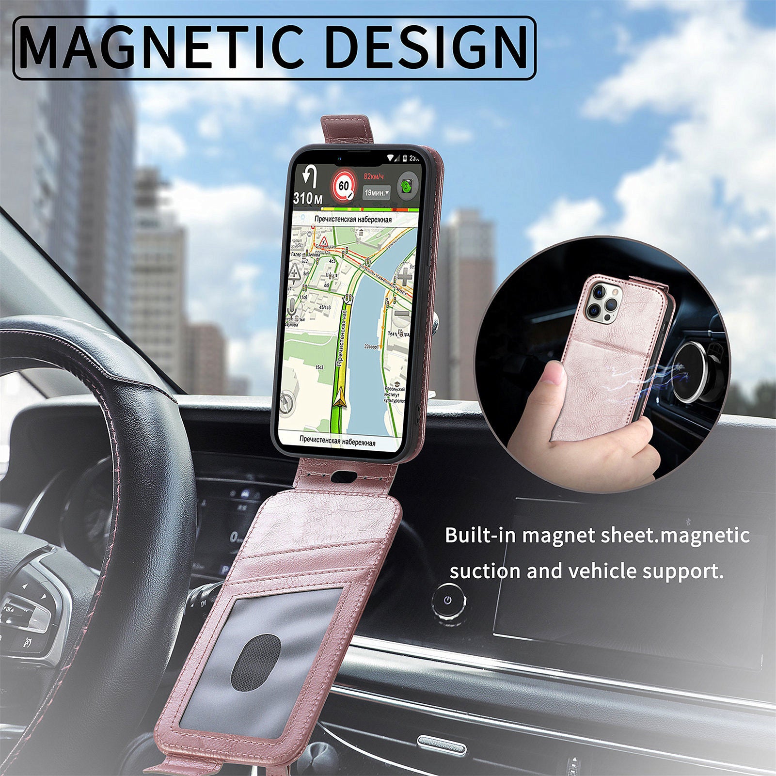 For Sony Xperia 1 V Case Shock-Absorbent Vertical Flip Stand Phone Cover