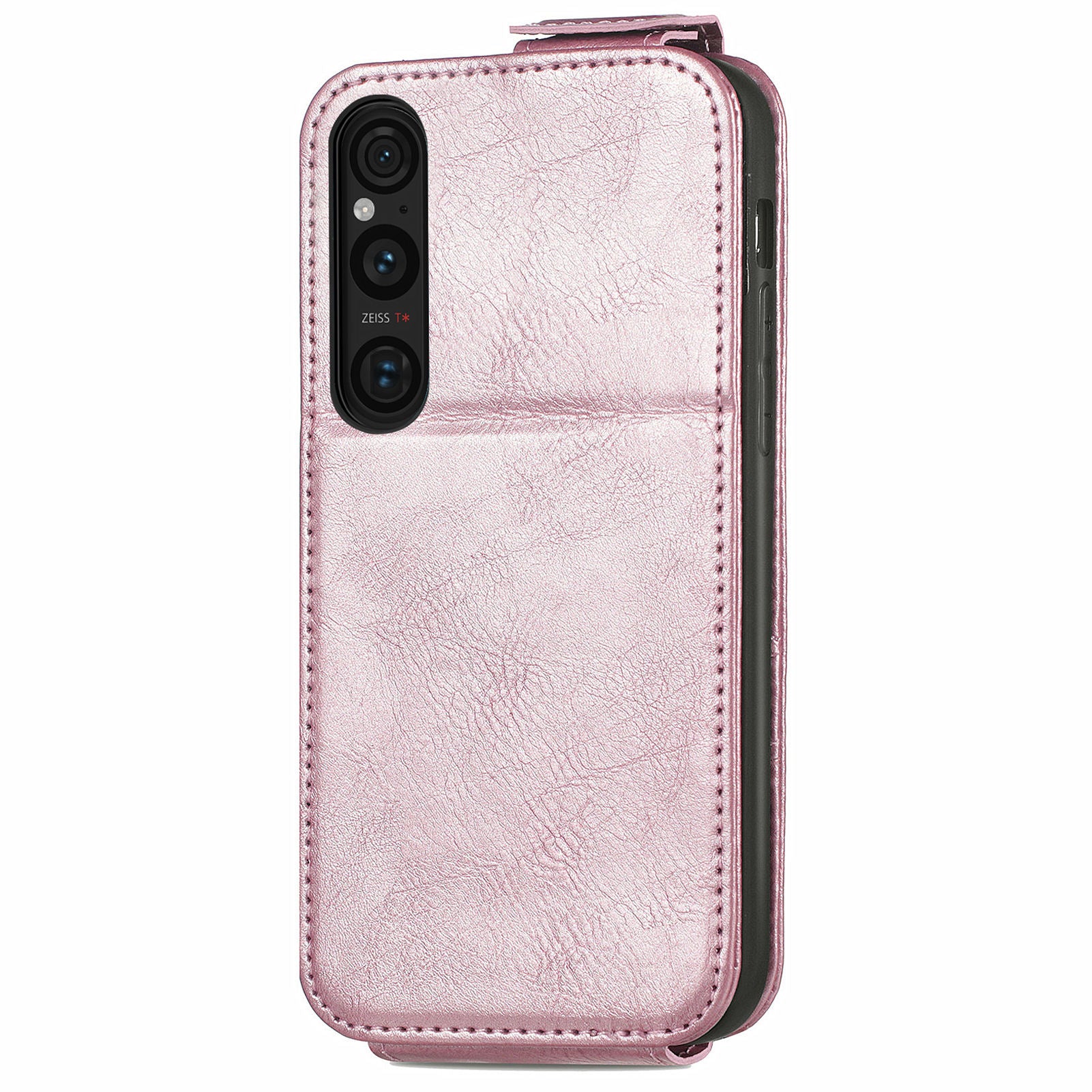 For Sony Xperia 1 V Case Shock-Absorbent Vertical Flip Stand Phone Cover