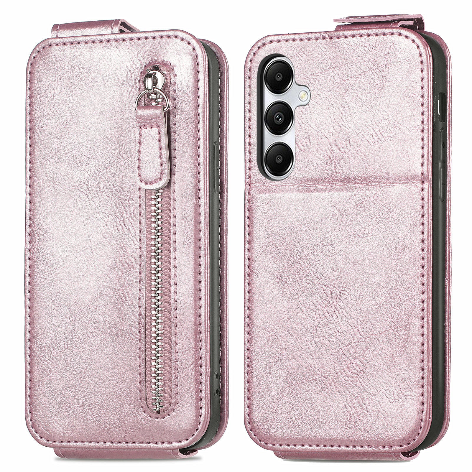 For Samsung Galaxy A35 5G Case Bump Proof Card Slots Vertical Flip Phone Cover