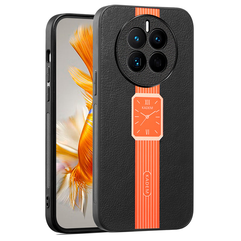 KADEM For Realme 12 Pro 5G / 12 Pro+ 5G Case PU+TPU+Acrylic Shockproof Protective Cover