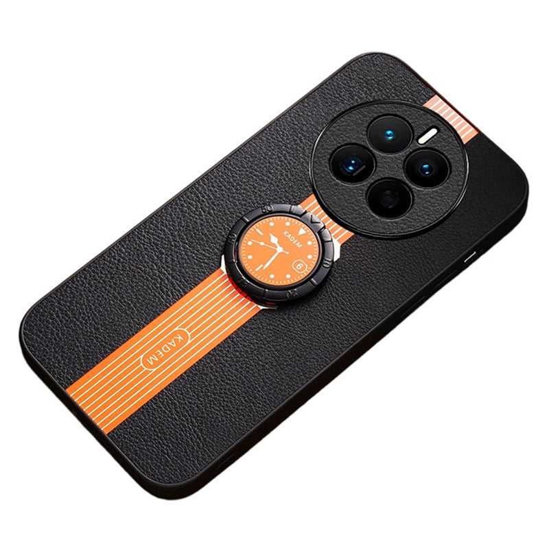 KADEM For Realme 12 Pro 5G / 12 Pro+ 5G Case Kickstand Design Leather+TPU+Acrylic Phone Cover