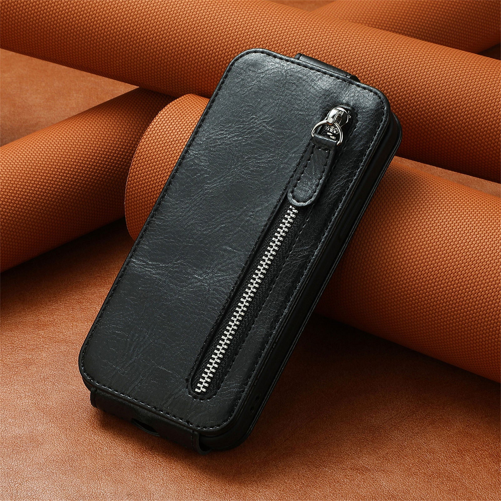 For Xiaomi Redmi Note 13 4G Case PU Leather Vertical Flip Down Wallet Phone Cover