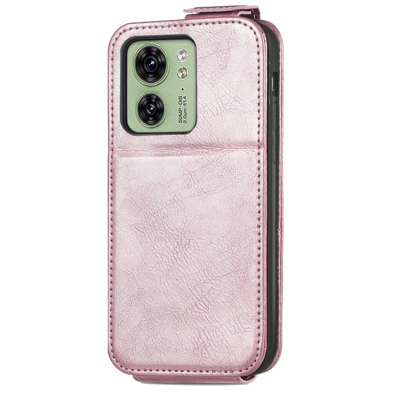 Phone Case for Motorola Edge 40 5G Shell Stand Vertical Flip PU Leather Wallet Cover