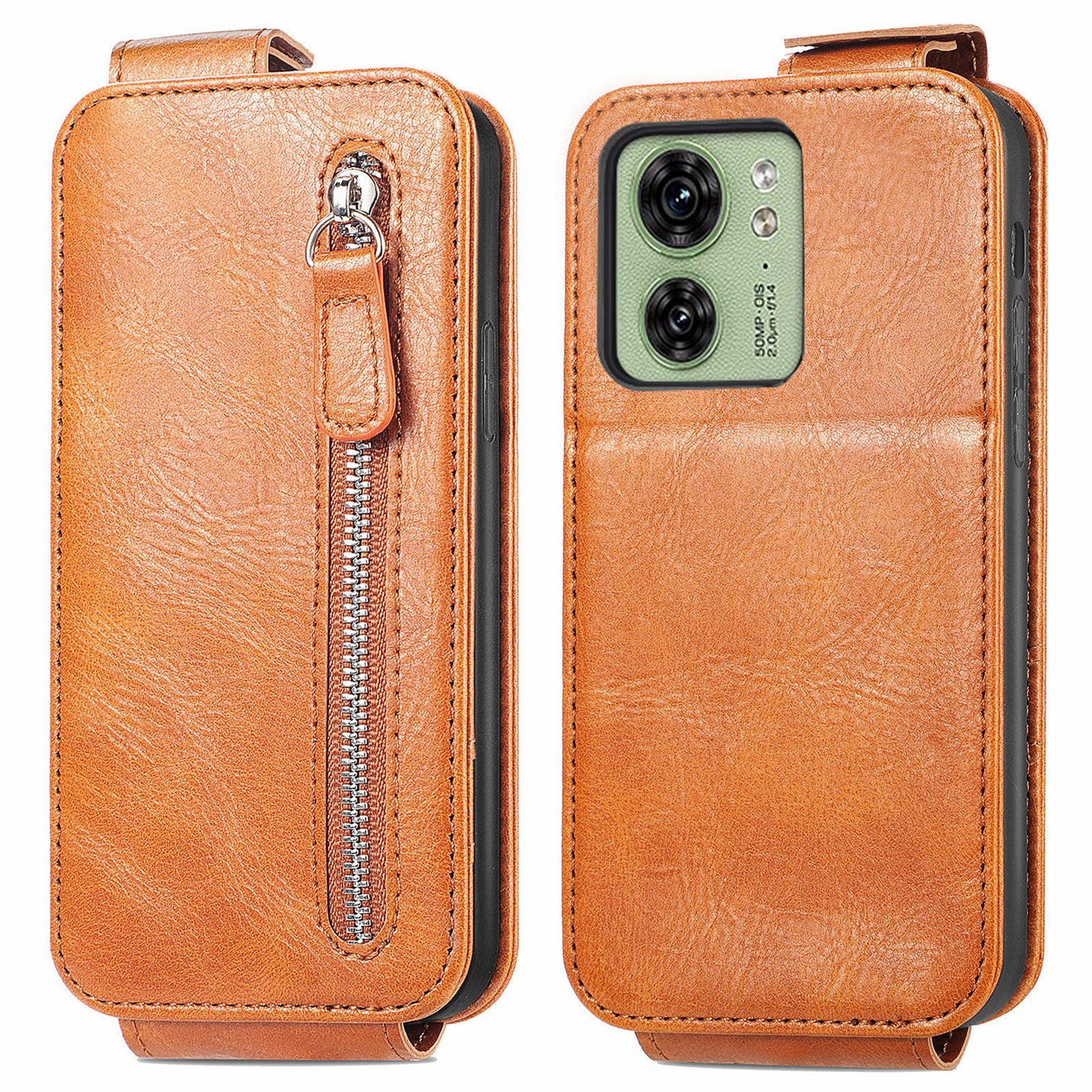 Phone Case for Motorola Edge 40 5G Shell Stand Vertical Flip PU Leather Wallet Cover