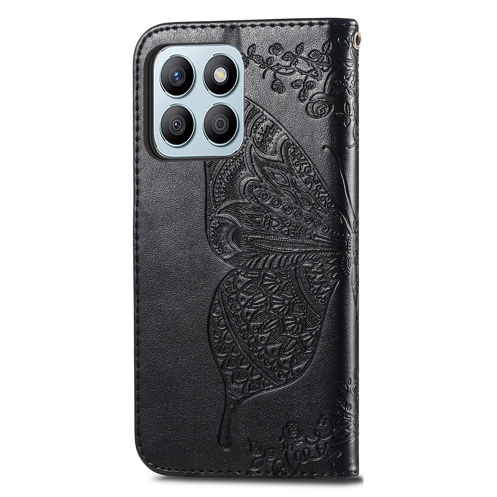 For Honor X8b 4G  Case Magnetic Butterfly Imprinted Cell Phone Cover
