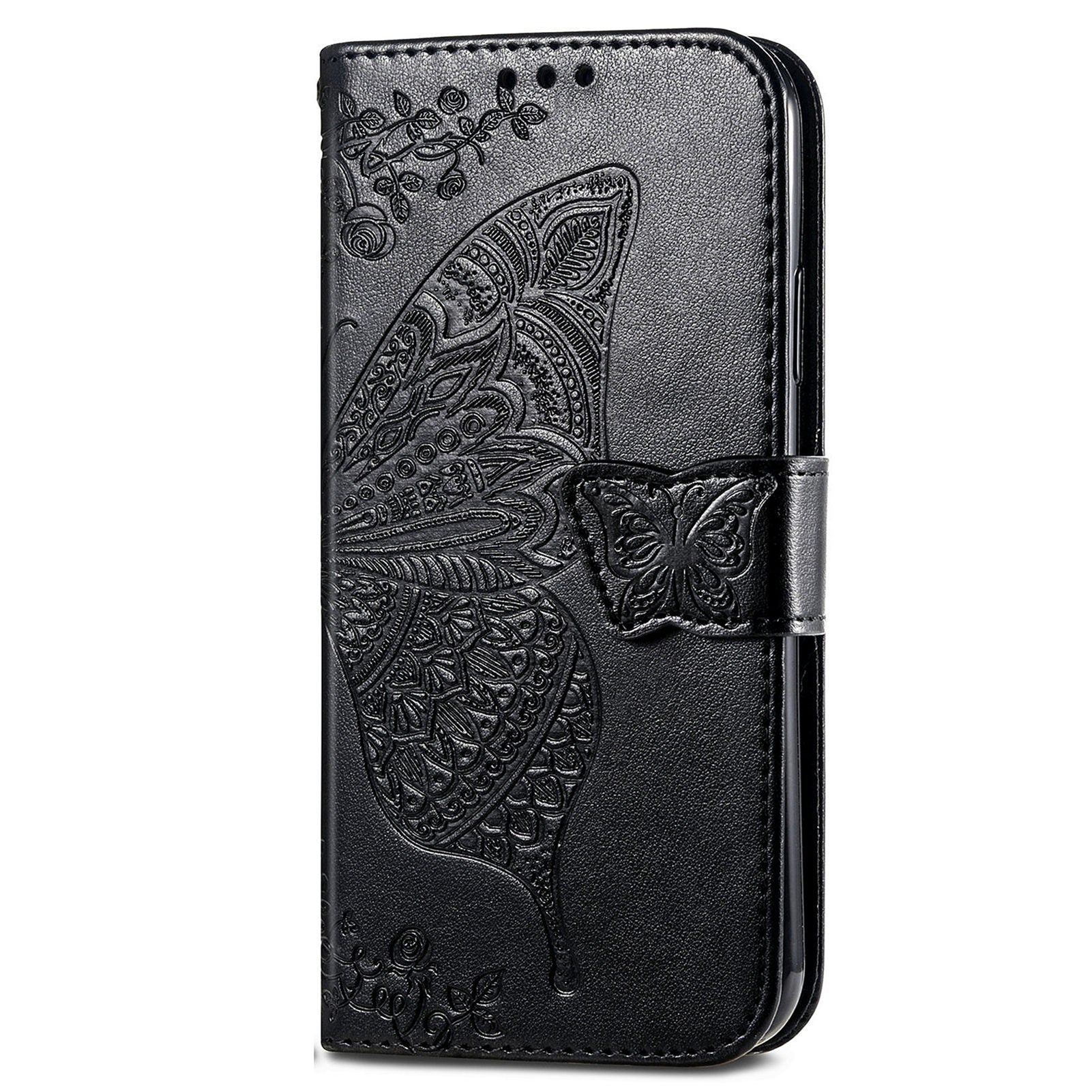 For Transsion Infinix Hot 40i Case Butterfly Imprinted Phone Cover with Hand Strap