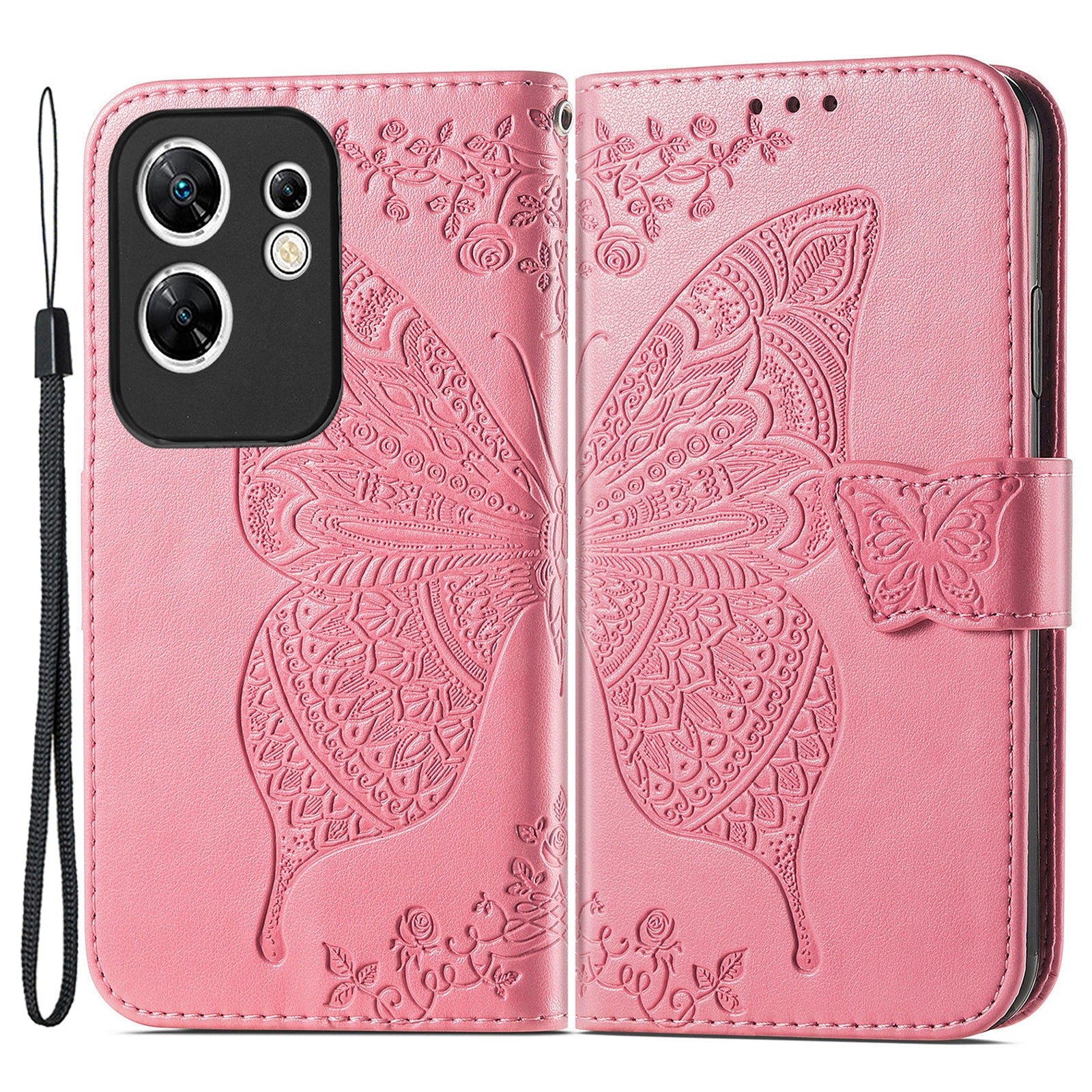 For Transsion Infinix Zero 30 4G Magnetic Phone Case Folio Stand View Drop Protection Cover