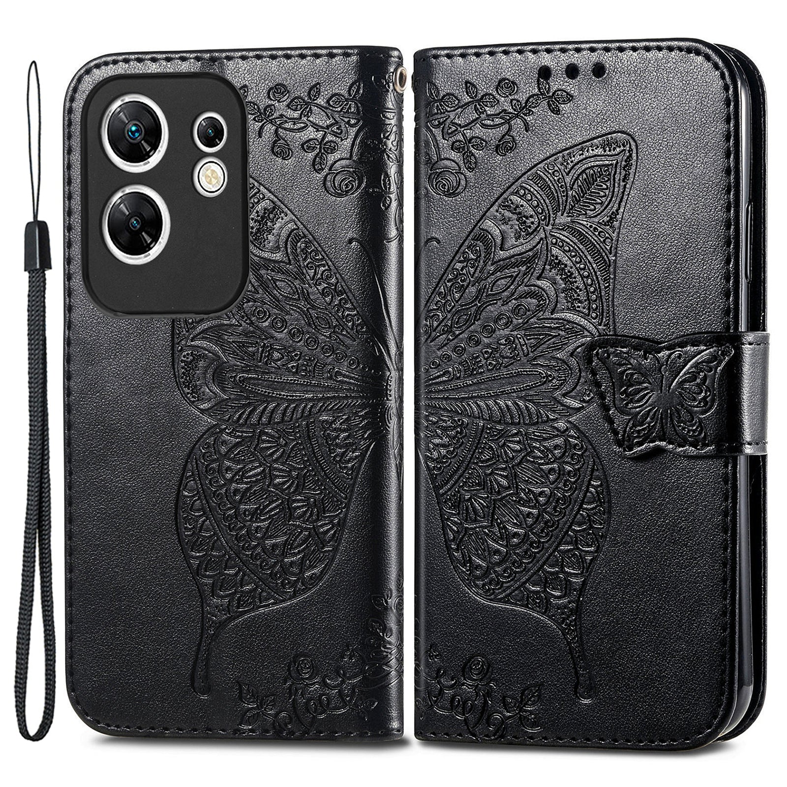 For Transsion Infinix Zero 30 4G Magnetic Phone Case Folio Stand View Drop Protection Cover