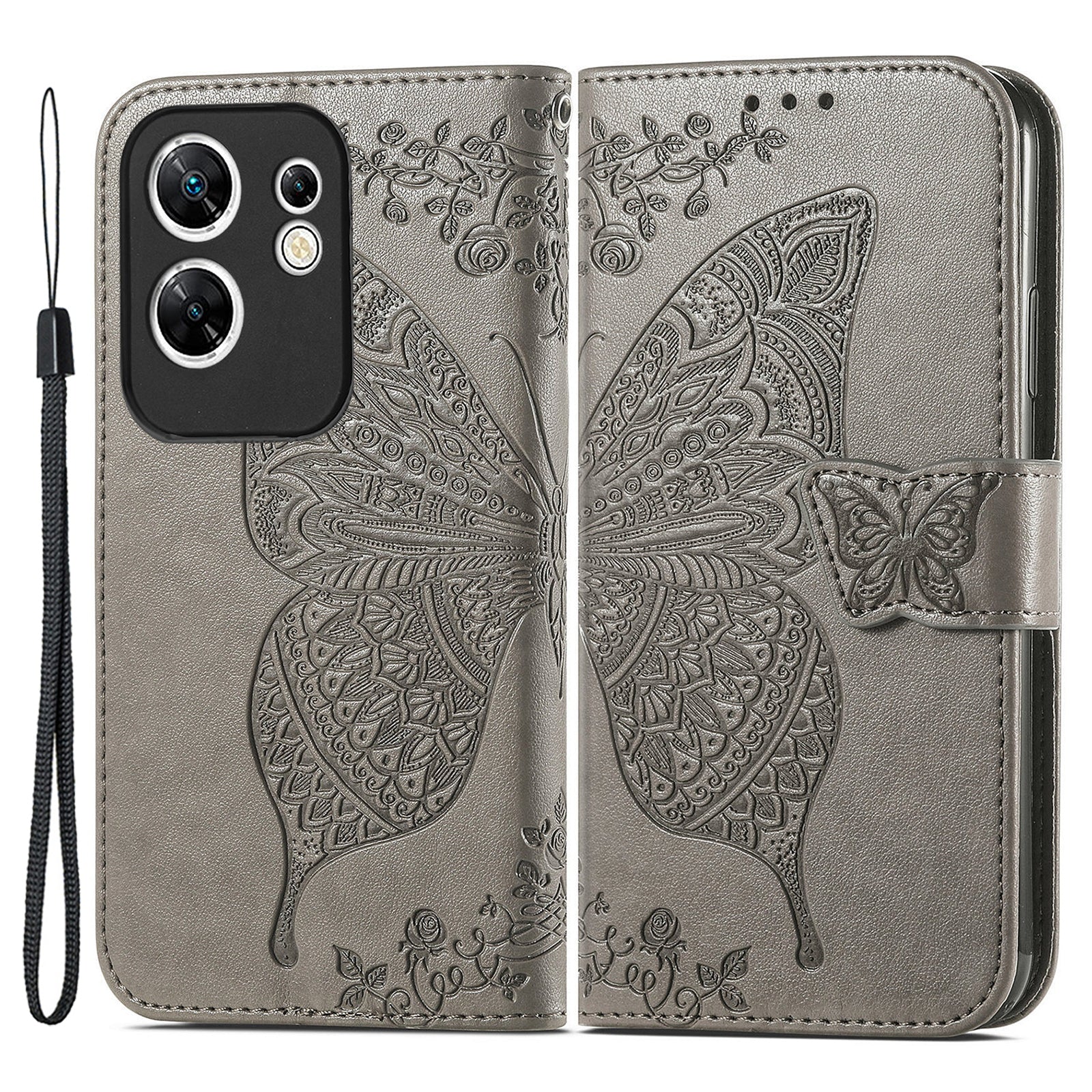 For Transsion Infinix Zero 30 4G Magnetic Phone Case Folio Stand View Drop Protection Cover