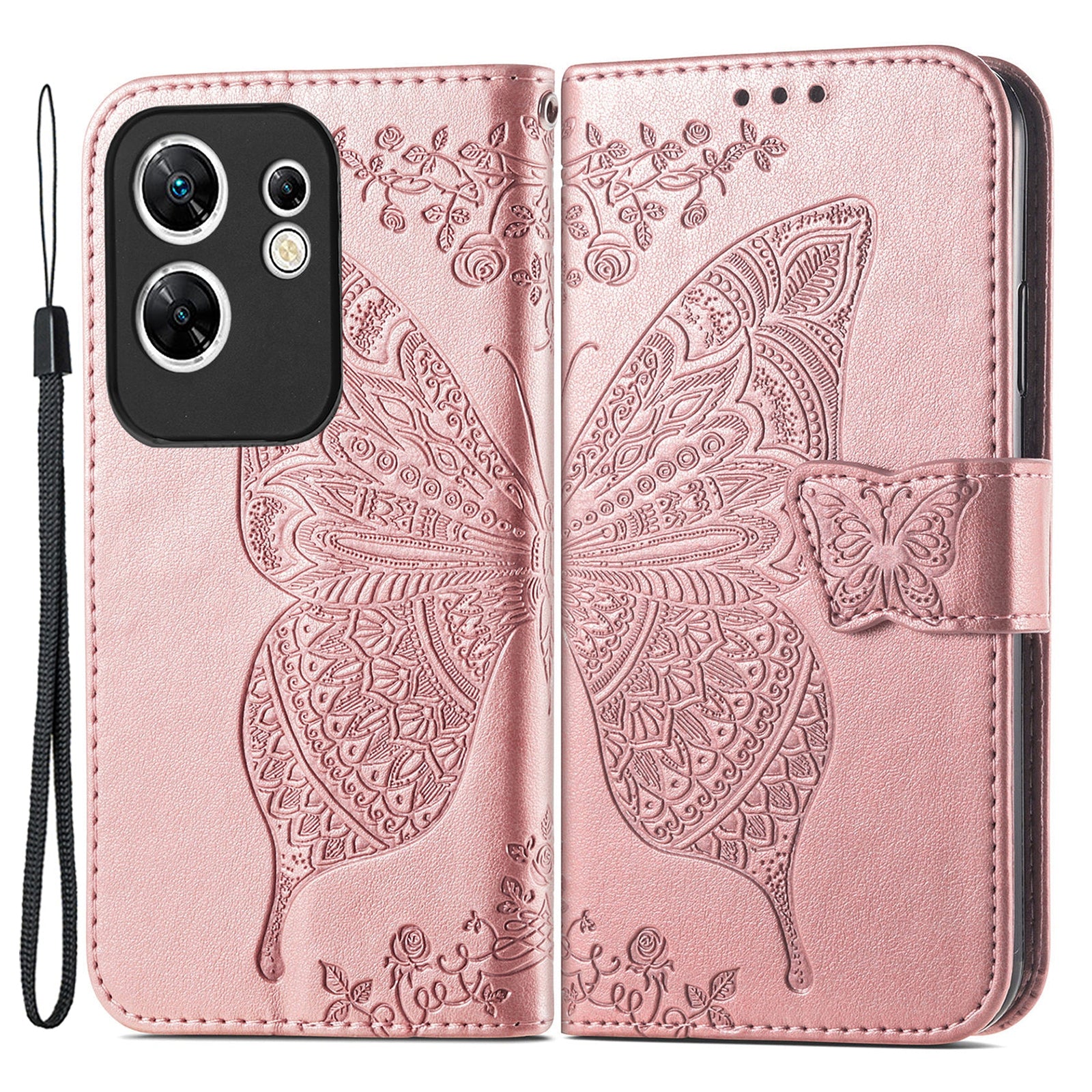 For Transsion Infinix Zero 30 4G Magnetic Phone Case Folio Stand View Drop Protection Cover