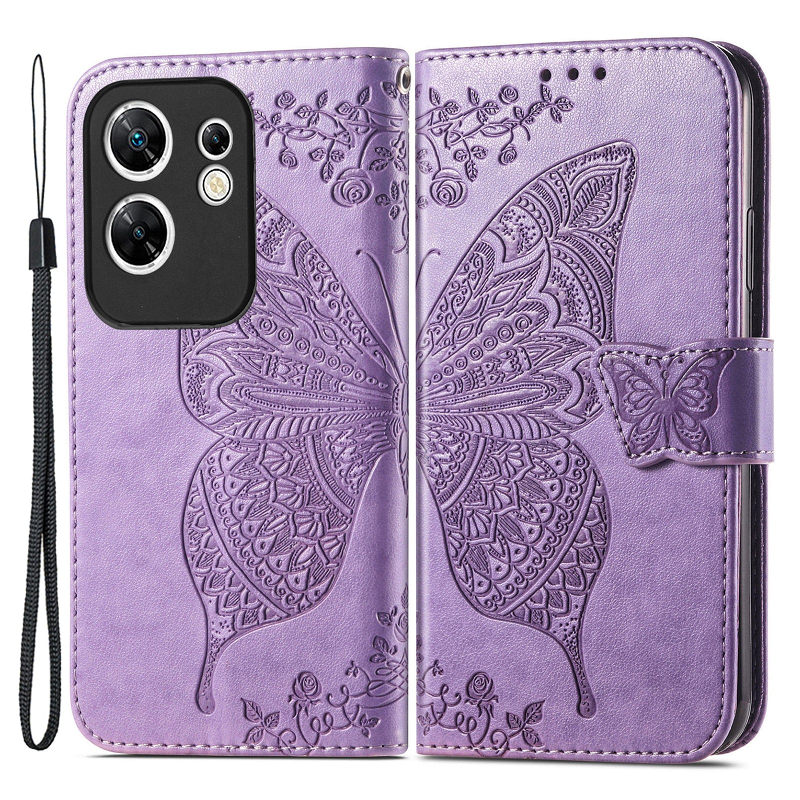 For Transsion Infinix Zero 30 4G Magnetic Phone Case Folio Stand View Drop Protection Cover