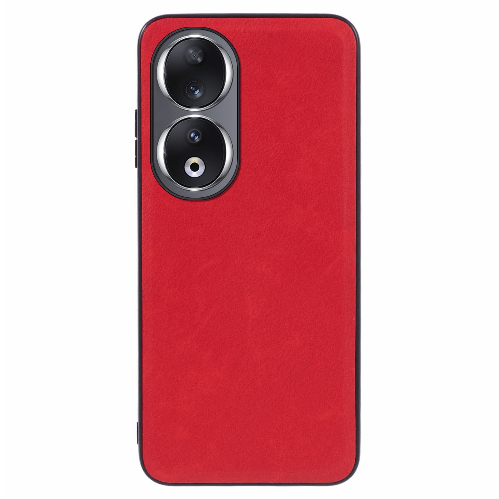 For Honor 90 Slim Case Retro Style PU+PC+TPU Smart Phone Cover