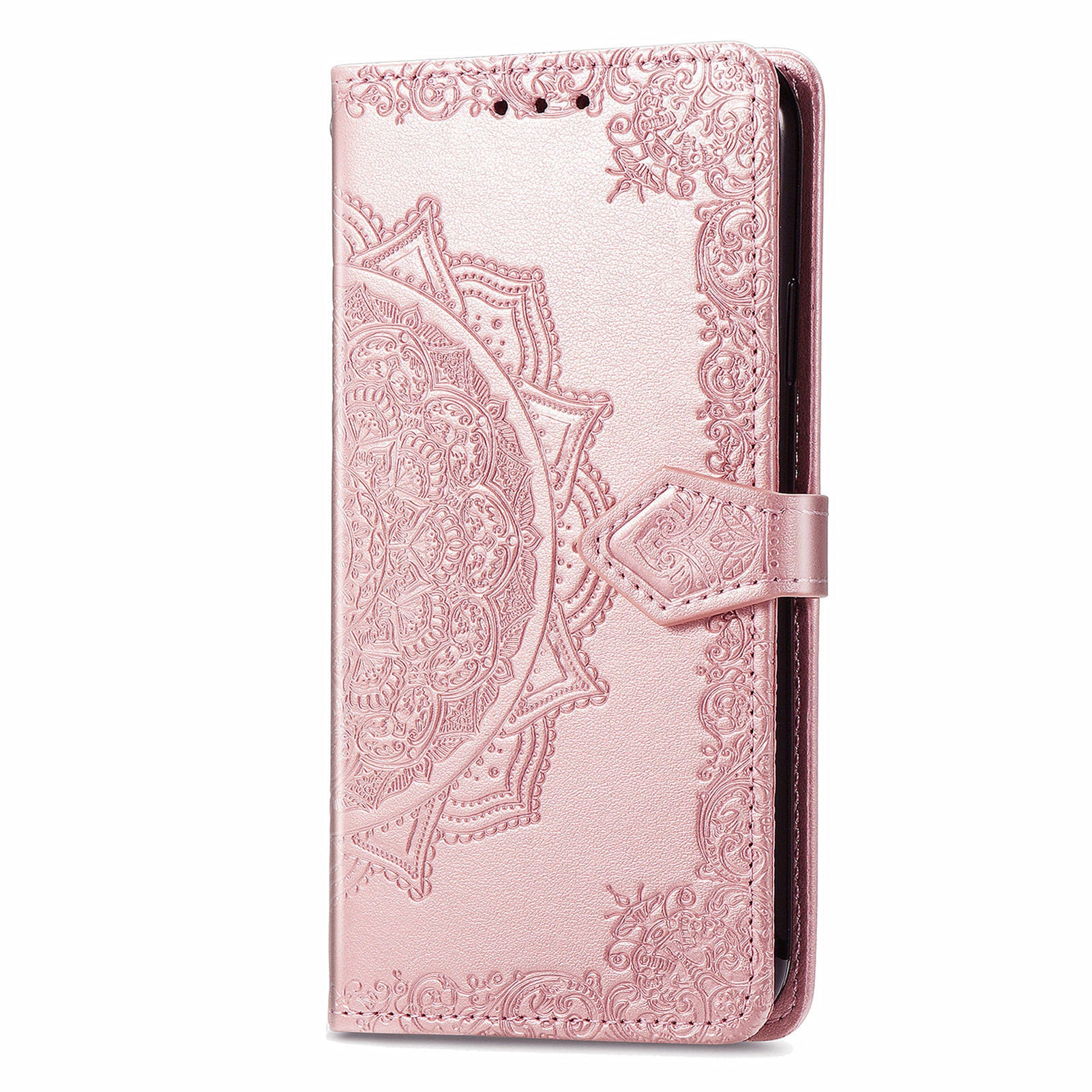 For Honor Magic6 Pro 5G Case PU Leather Embossed Anti-Scratch Wallet Phone Cover with Stand