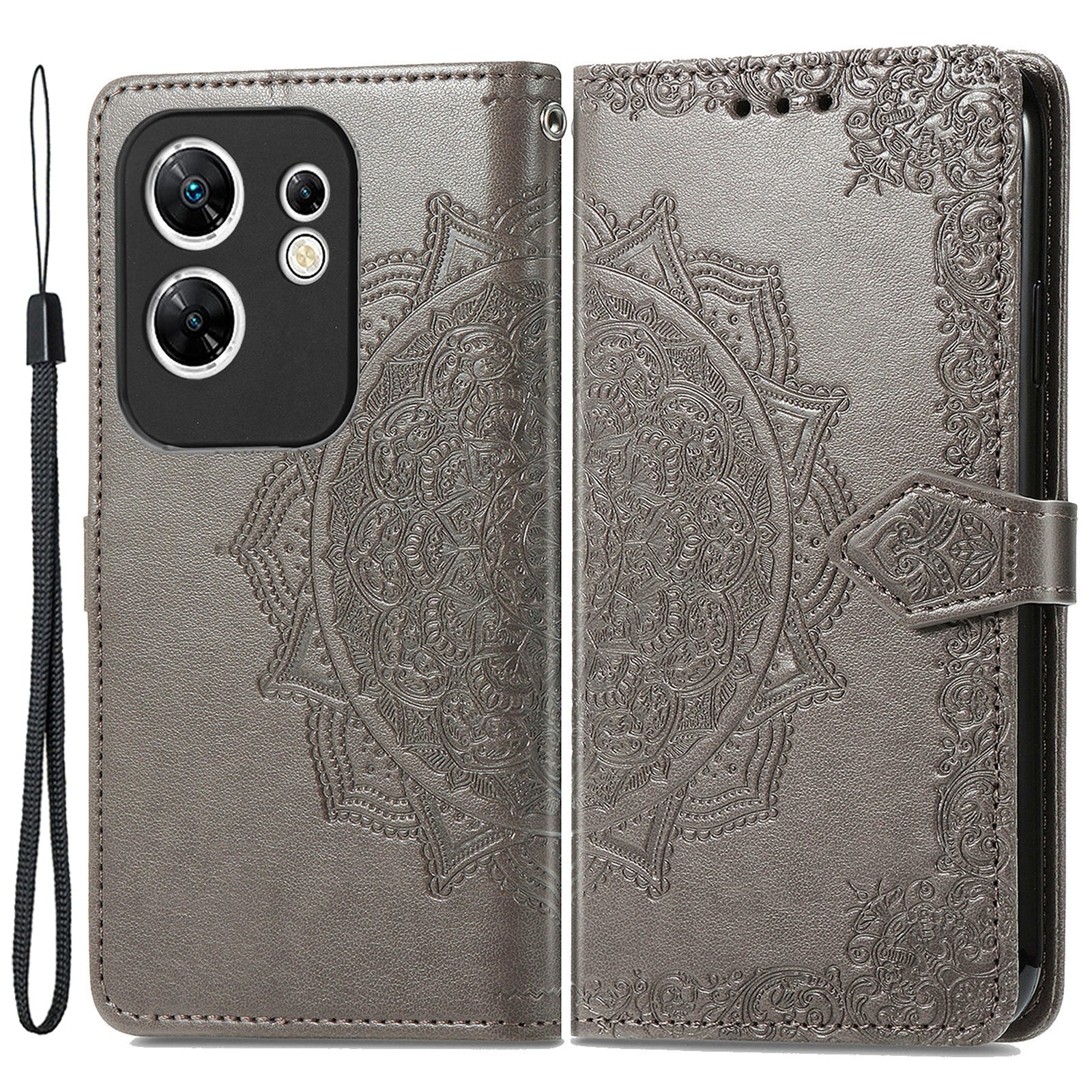 For Transsion Infinix Zero 30 4G Wallet Phone Case Leather Flip Cover with Stand