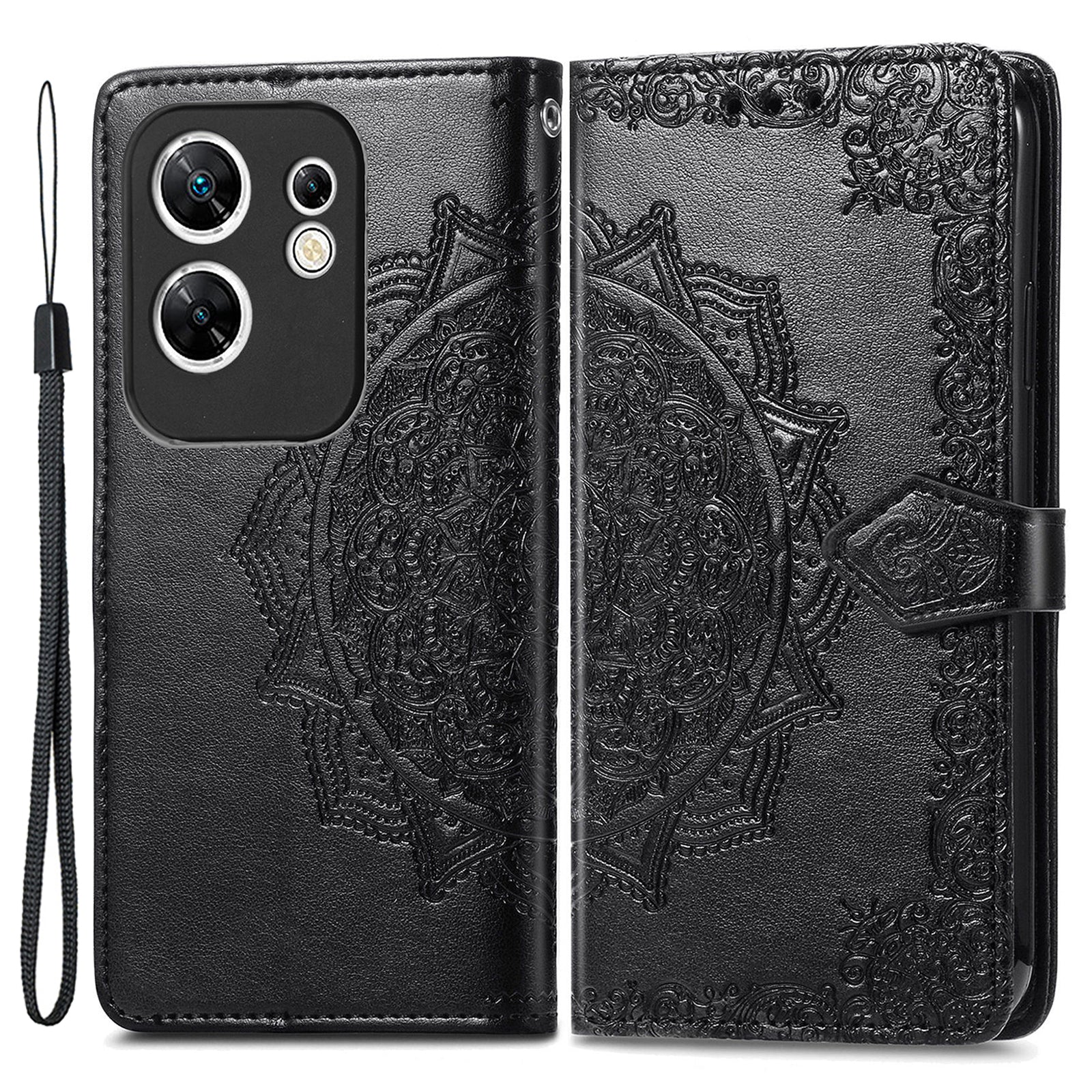 For Transsion Infinix Zero 30 4G Wallet Phone Case Leather Flip Cover with Stand