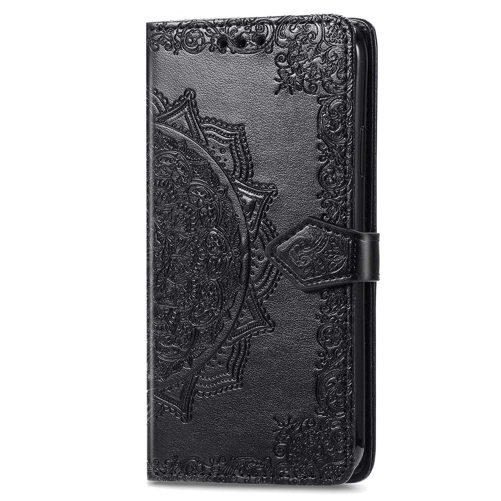 For Xiaomi Redmi Note 12S 4G Wallet Case Anti-Scratch Leather Emboss Phone Cover with Stand