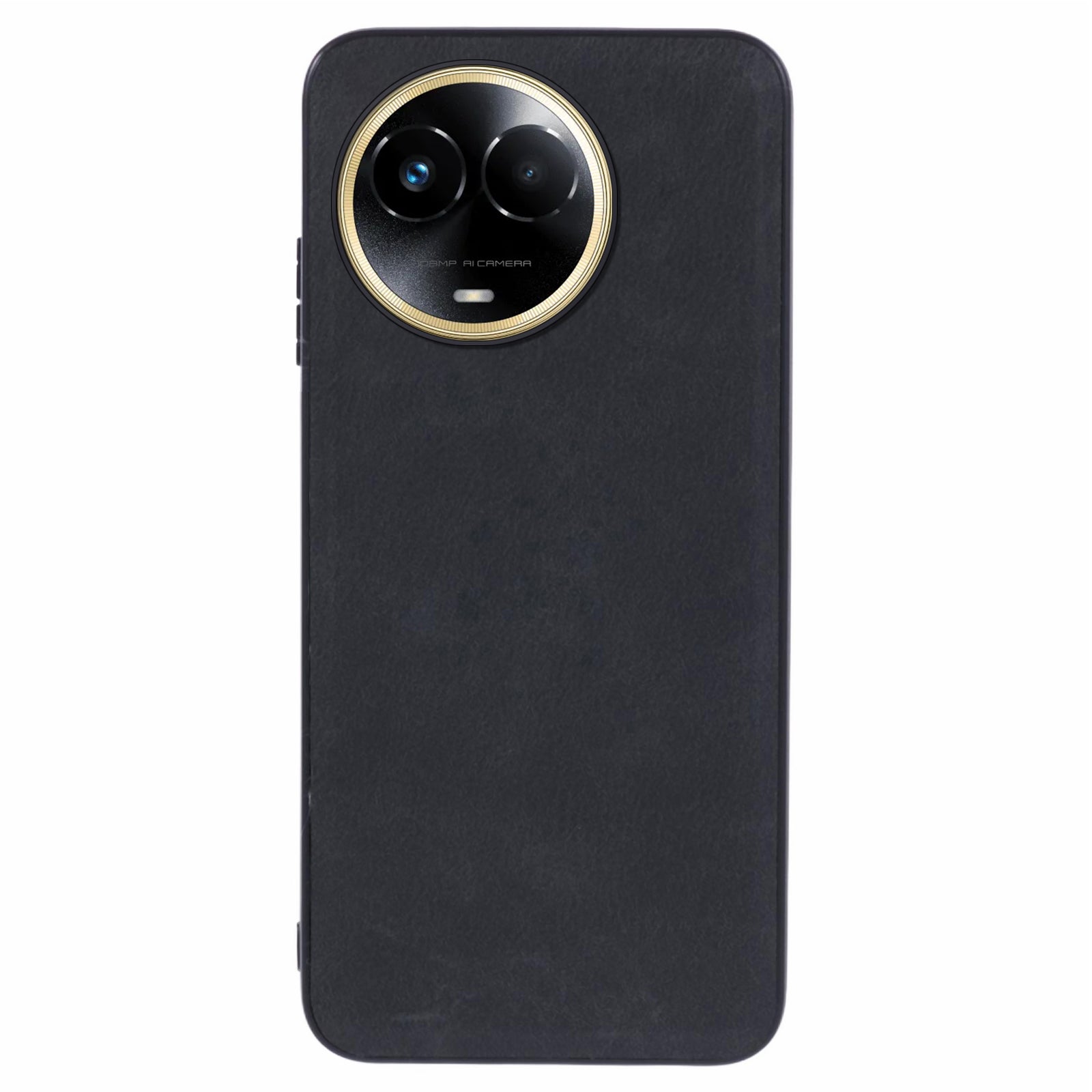 For Realme Narzo 60 5G / 11 5G (China) Slim Case Retro Texture PU+TPU+PC Hybrid Phone Case
