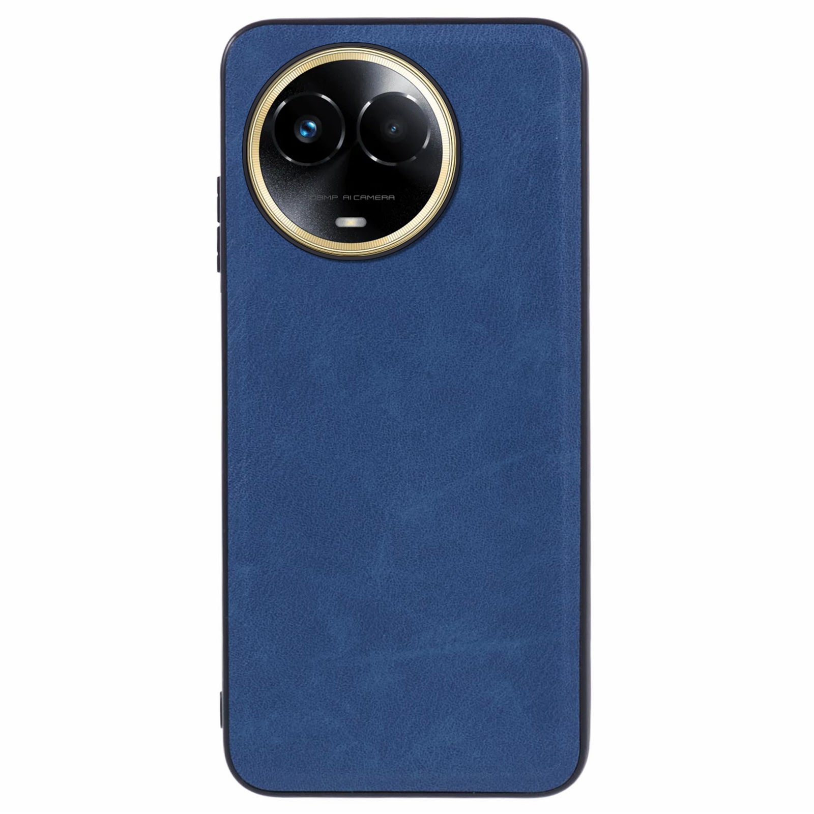 For Realme Narzo 60 5G / 11 5G (China) Slim Case Retro Texture PU+TPU+PC Hybrid Phone Case