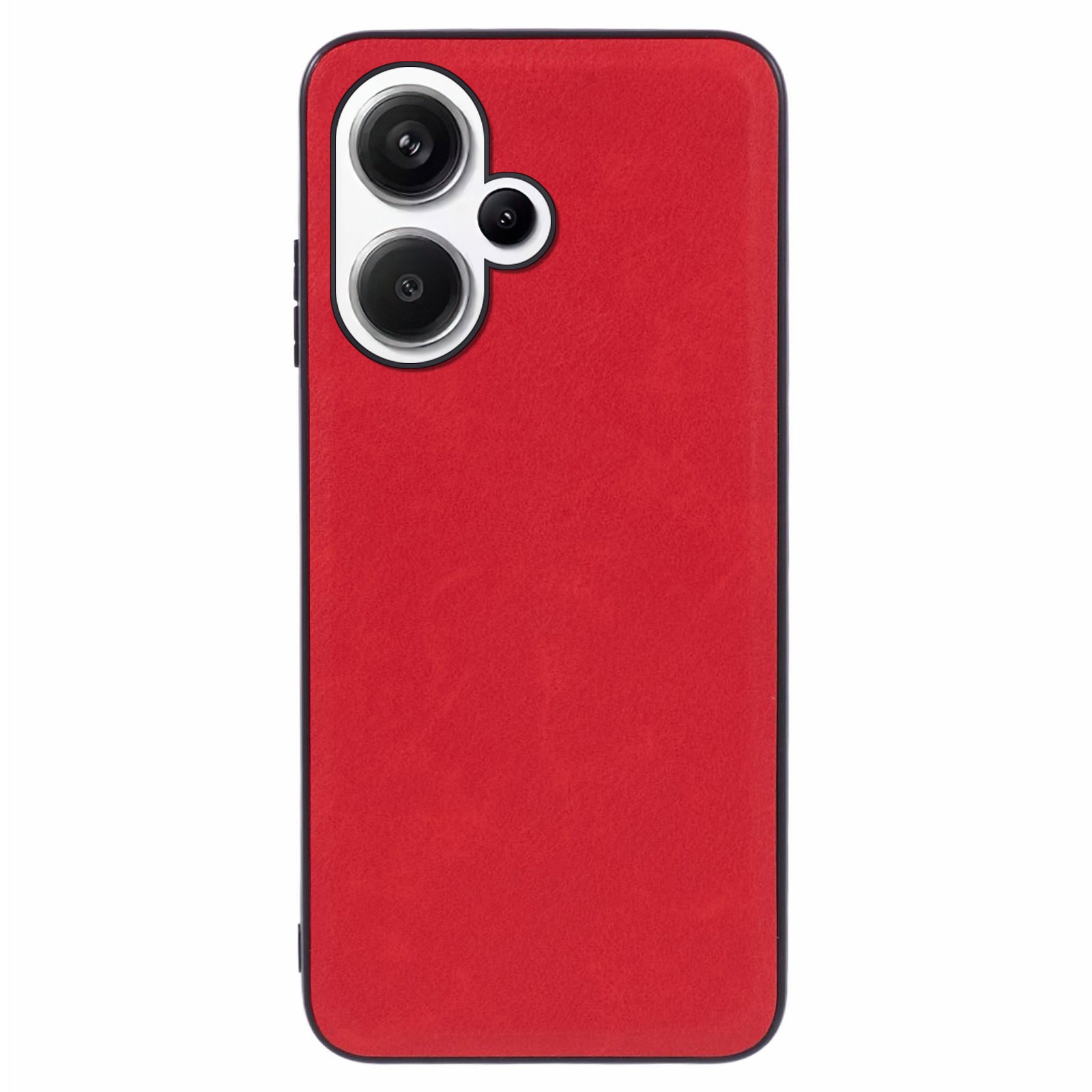 For Xiaomi Redmi Note 13 Pro+ 5G Protective Case Retro Texture PU Hybrid Phone Cover