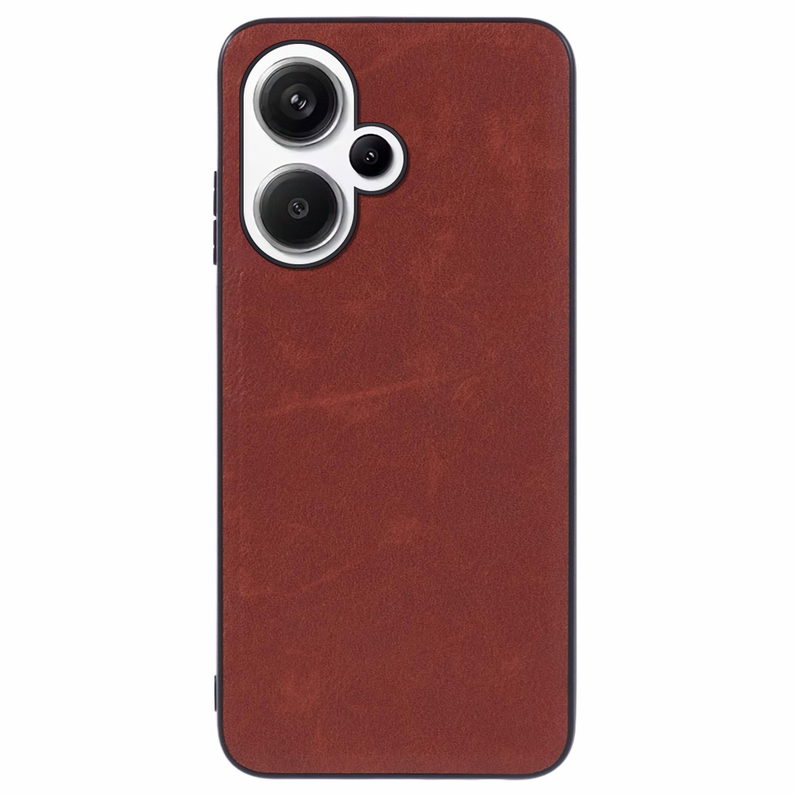 For Xiaomi Redmi Note 13 Pro+ 5G Protective Case Retro Texture PU Hybrid Phone Cover