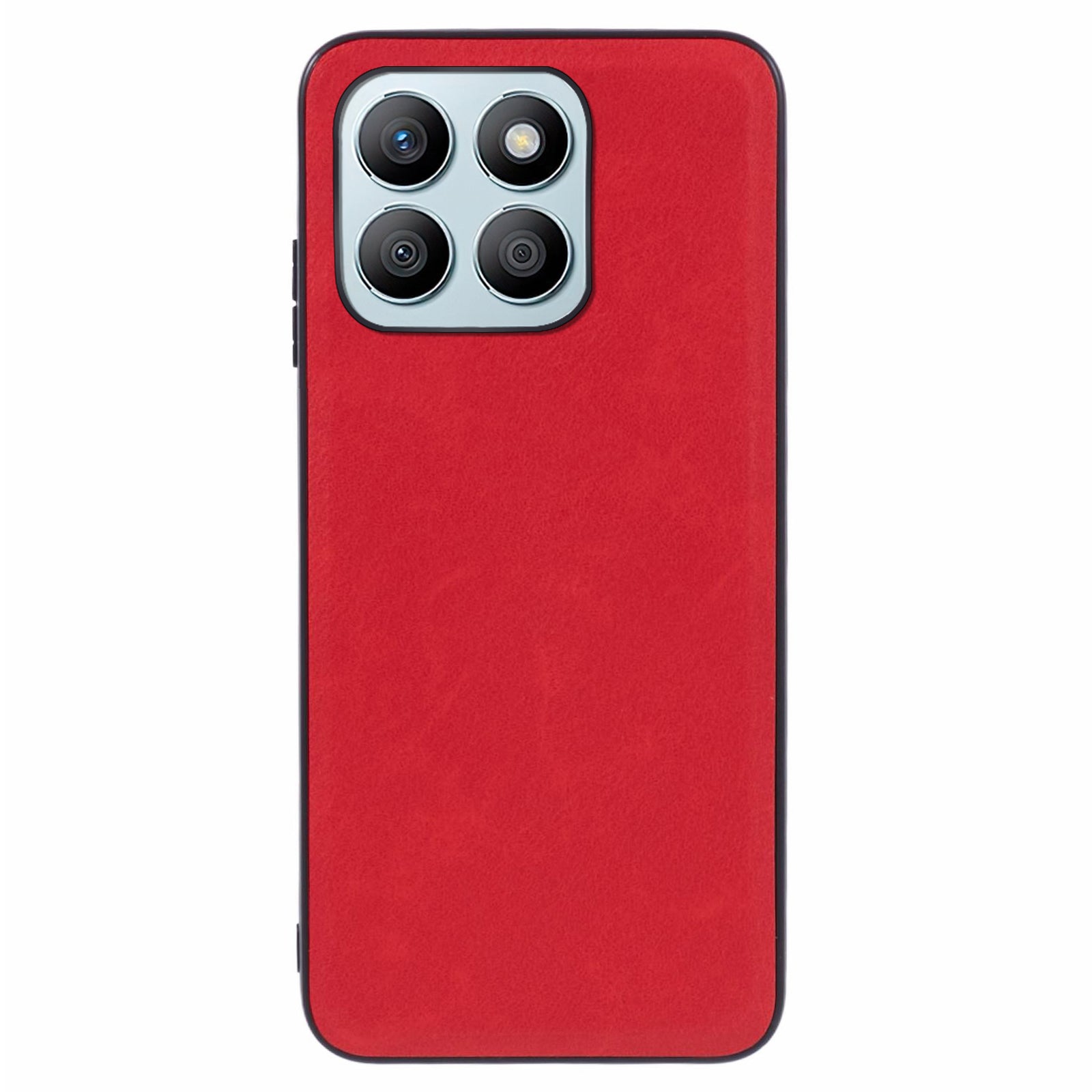 For Honor X8b 4G Shockproof Case Retro Style Leather Covered Hybrid Phone Case