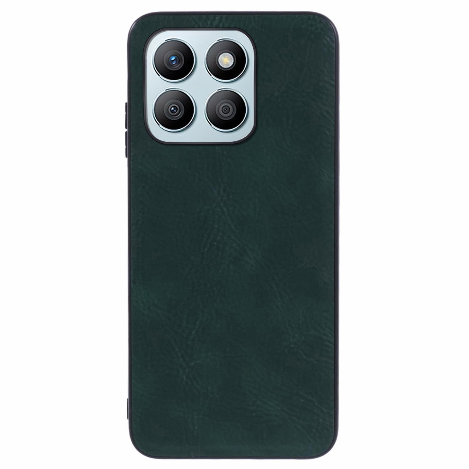 For Honor X8b 4G Shockproof Case Retro Style Leather Covered Hybrid Phone Case