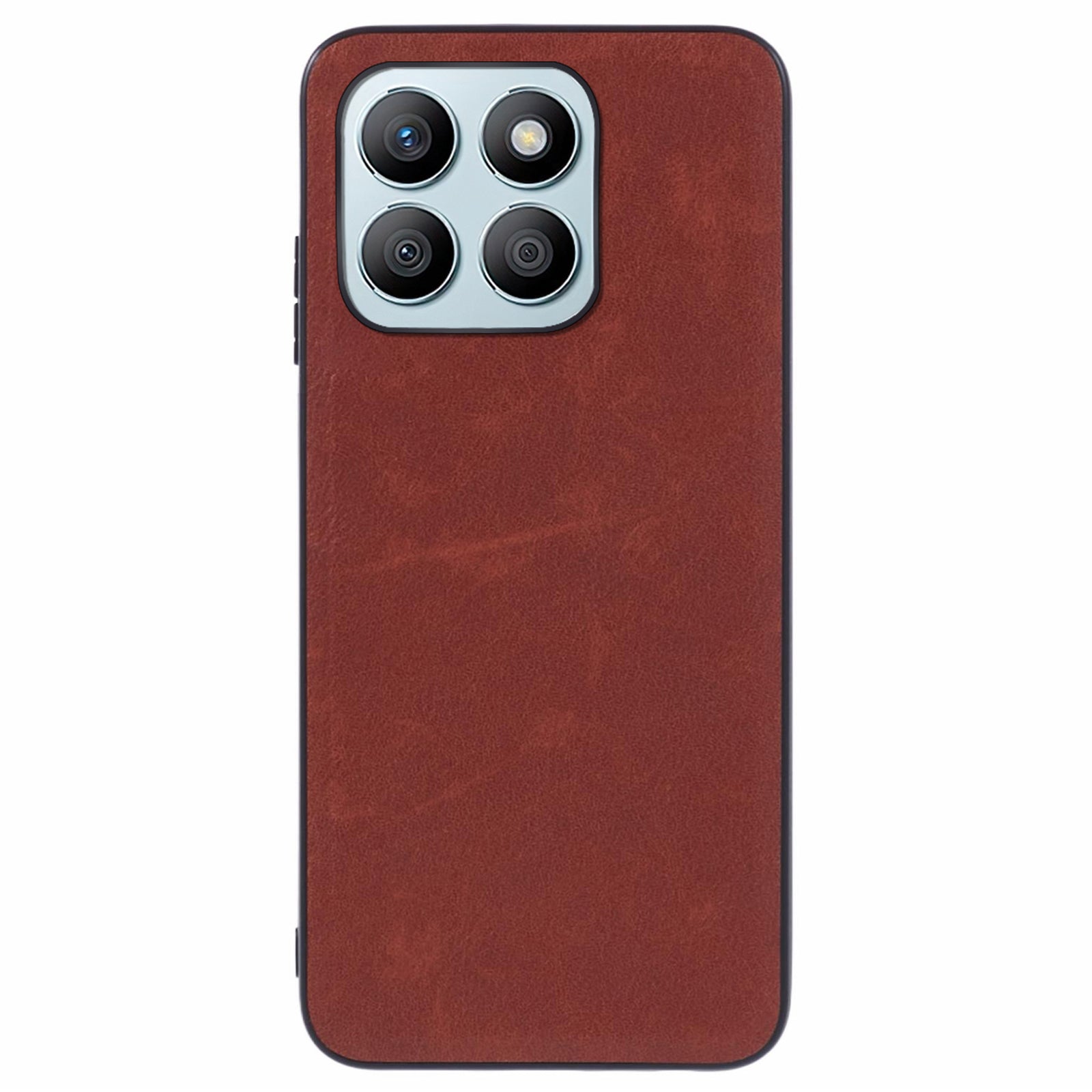 For Honor X8b 4G Shockproof Case Retro Style Leather Covered Hybrid Phone Case