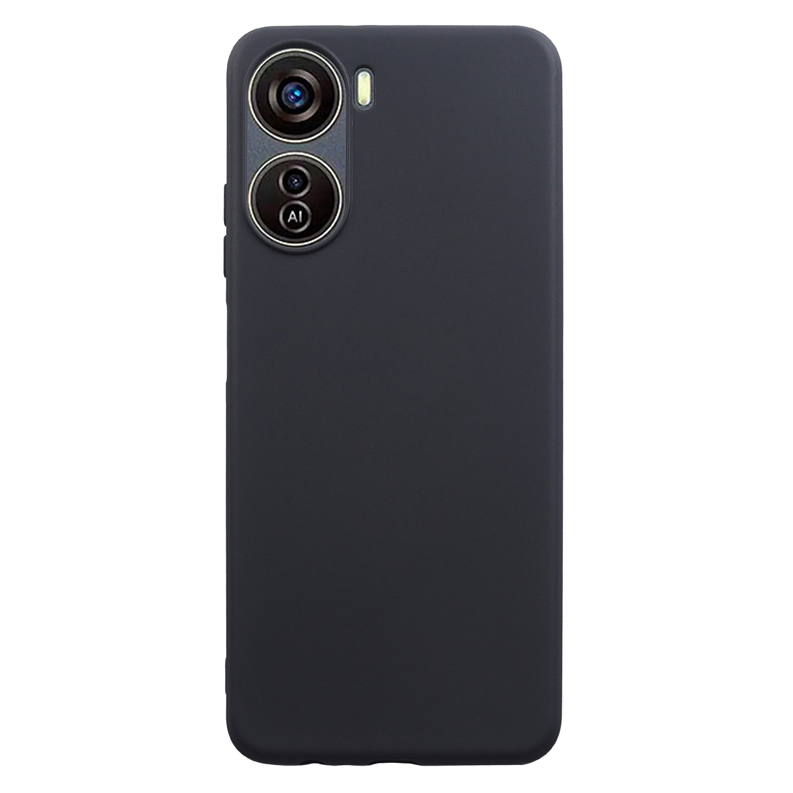 For ZTE Blade V50 Design 5G TPU Case Matte Anti-Scratch Phone Cover (Big Rear Lens Hole), Black