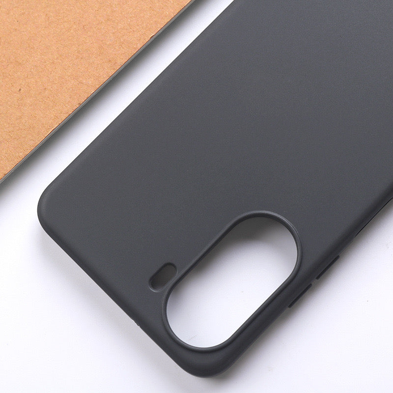 For ZTE Blade V50 Design 5G TPU Case Matte Anti-Scratch Phone Cover (Big Rear Lens Hole), Black