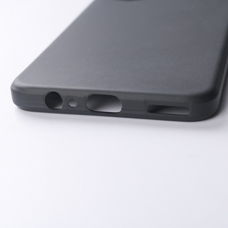 For ZTE Blade V50 Design 5G TPU Case Matte Anti-Scratch Phone Cover (Big Rear Lens Hole), Black