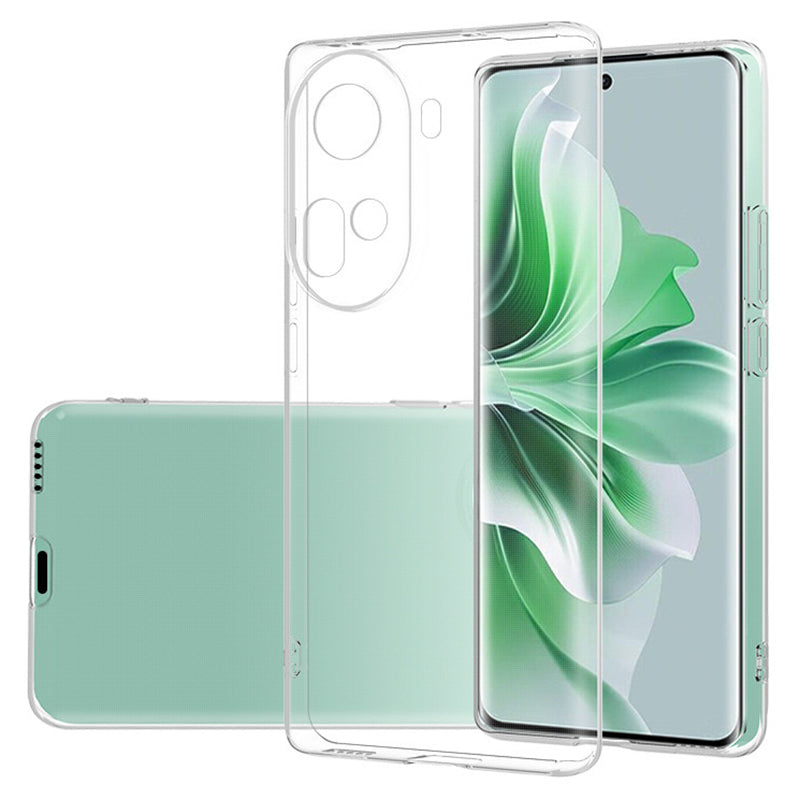 For Oppo Reno11 5G (Global) Case High Clarity TPU Phone Cover Camera Protection