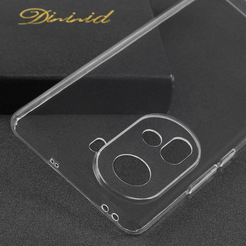 For Oppo Reno11 5G (Global) Case High Clarity TPU Phone Cover Camera Protection