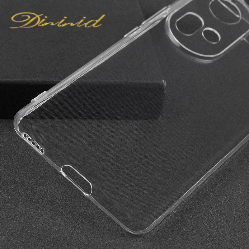 For Oppo Reno11 5G (Global) Case High Clarity TPU Phone Cover Camera Protection