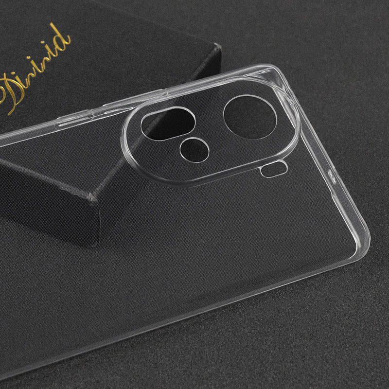 For Oppo Reno11 5G (Global) Case High Clarity TPU Phone Cover Camera Protection