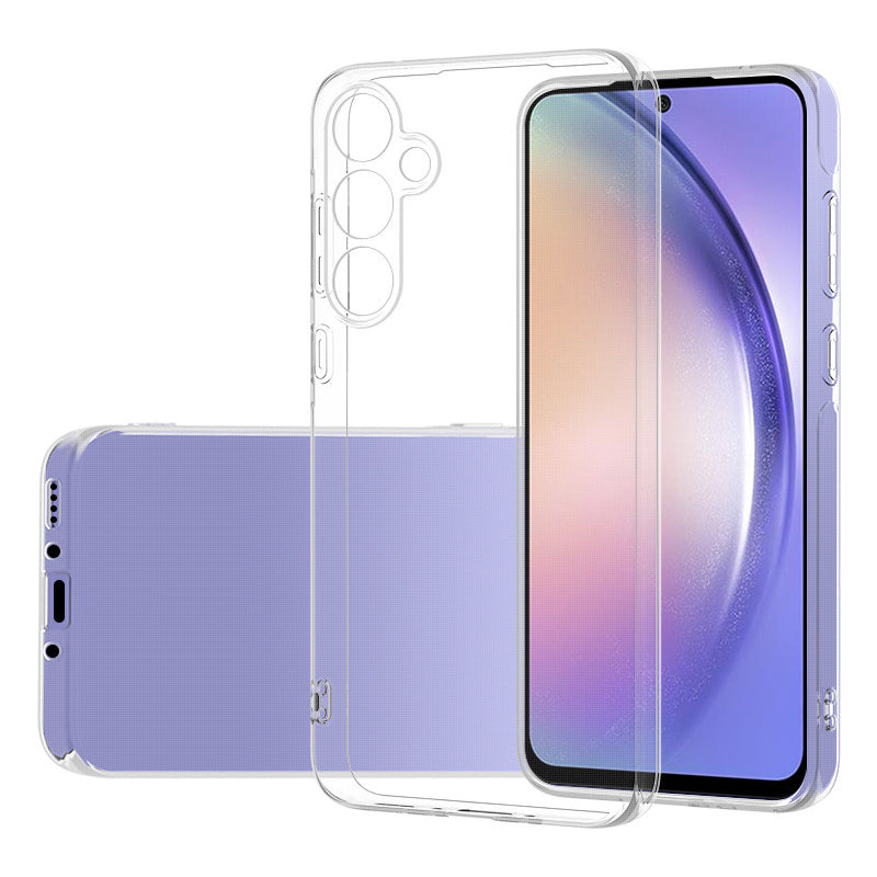 For Samsung Galaxy M15 5G Case Clear TPU Slim Phone Cover Camera Lens Protection