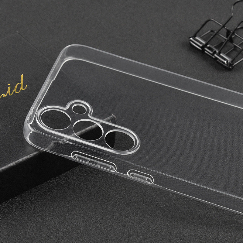 For Samsung Galaxy M15 5G Case Clear TPU Slim Phone Cover Camera Lens Protection