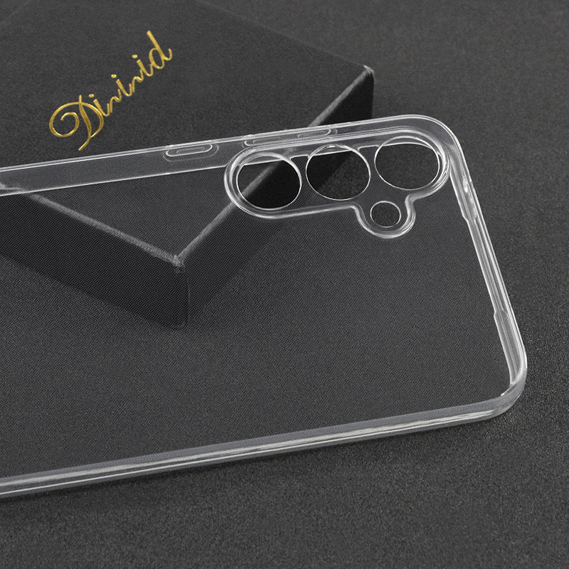 For Samsung Galaxy M15 5G Case Clear TPU Slim Phone Cover Camera Lens Protection