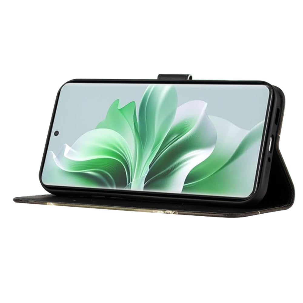 YB Pattern Printing Leather Series-4 for Oppo Reno11 Pro 5G (Global) Case Phone Wallet Cover