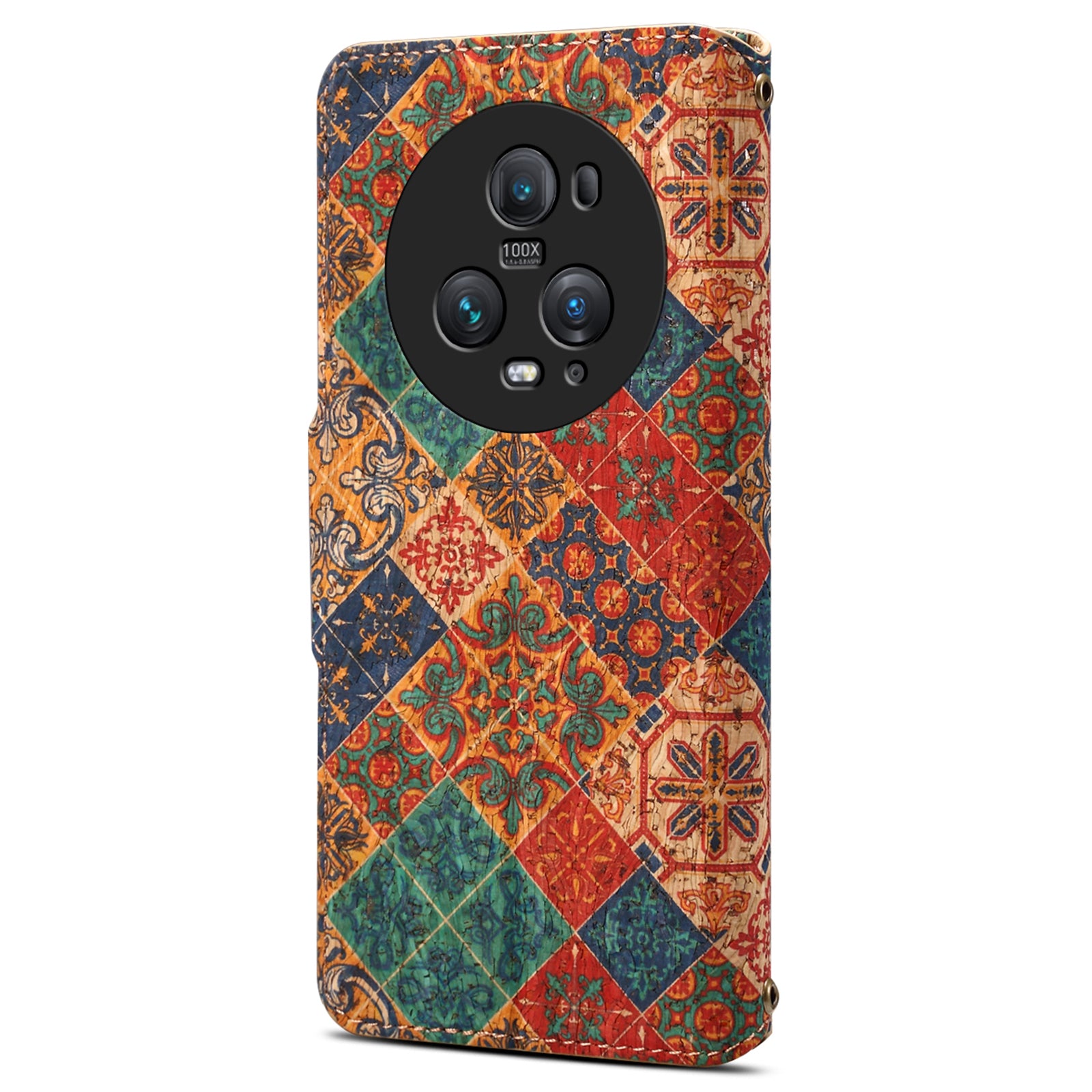 For Honor Magic5 Pro Leather Case Four Seasons Flower Phone Wallet Cover