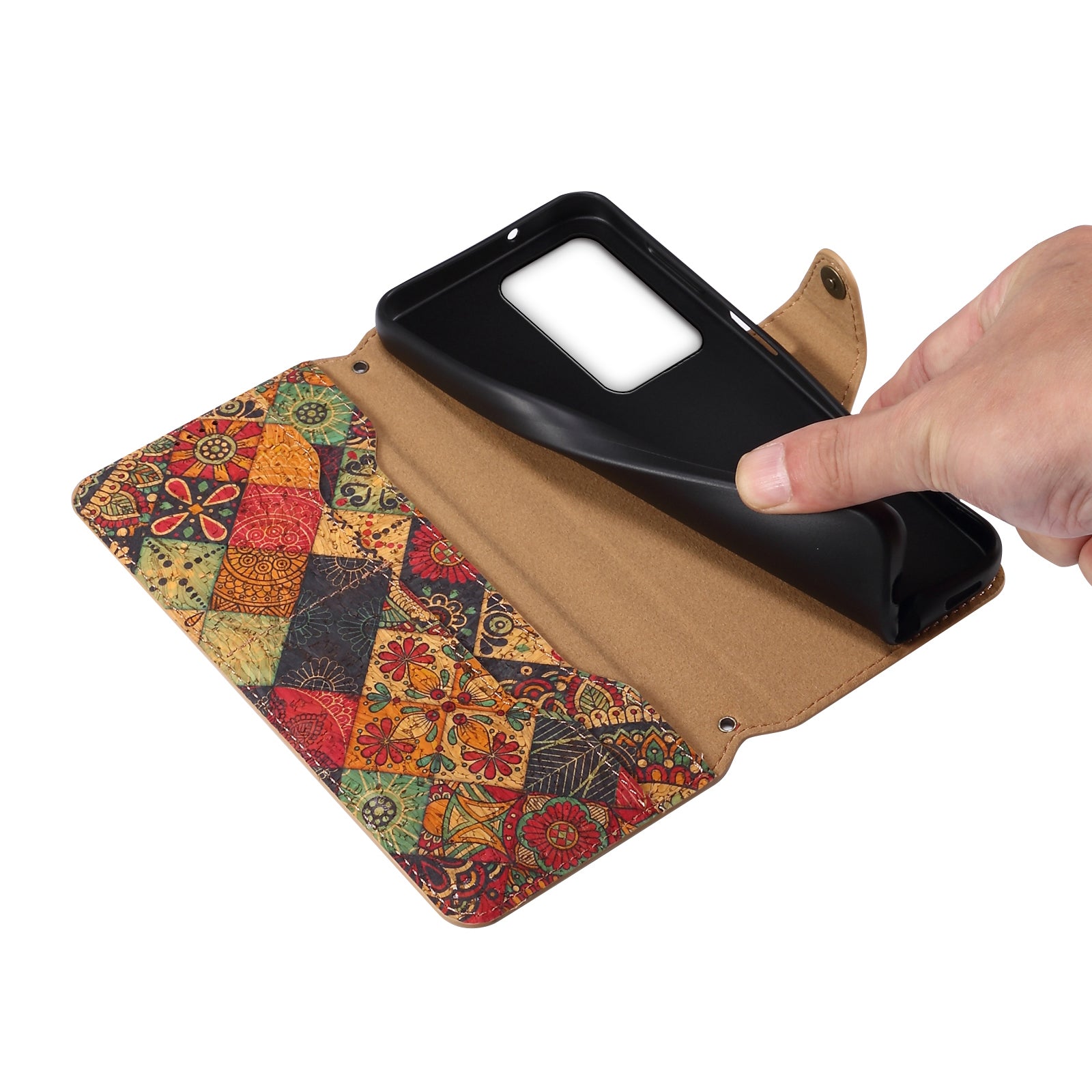 For Honor 100 5G Case Wallet Printing Flower Pattern Leather Phone Cover