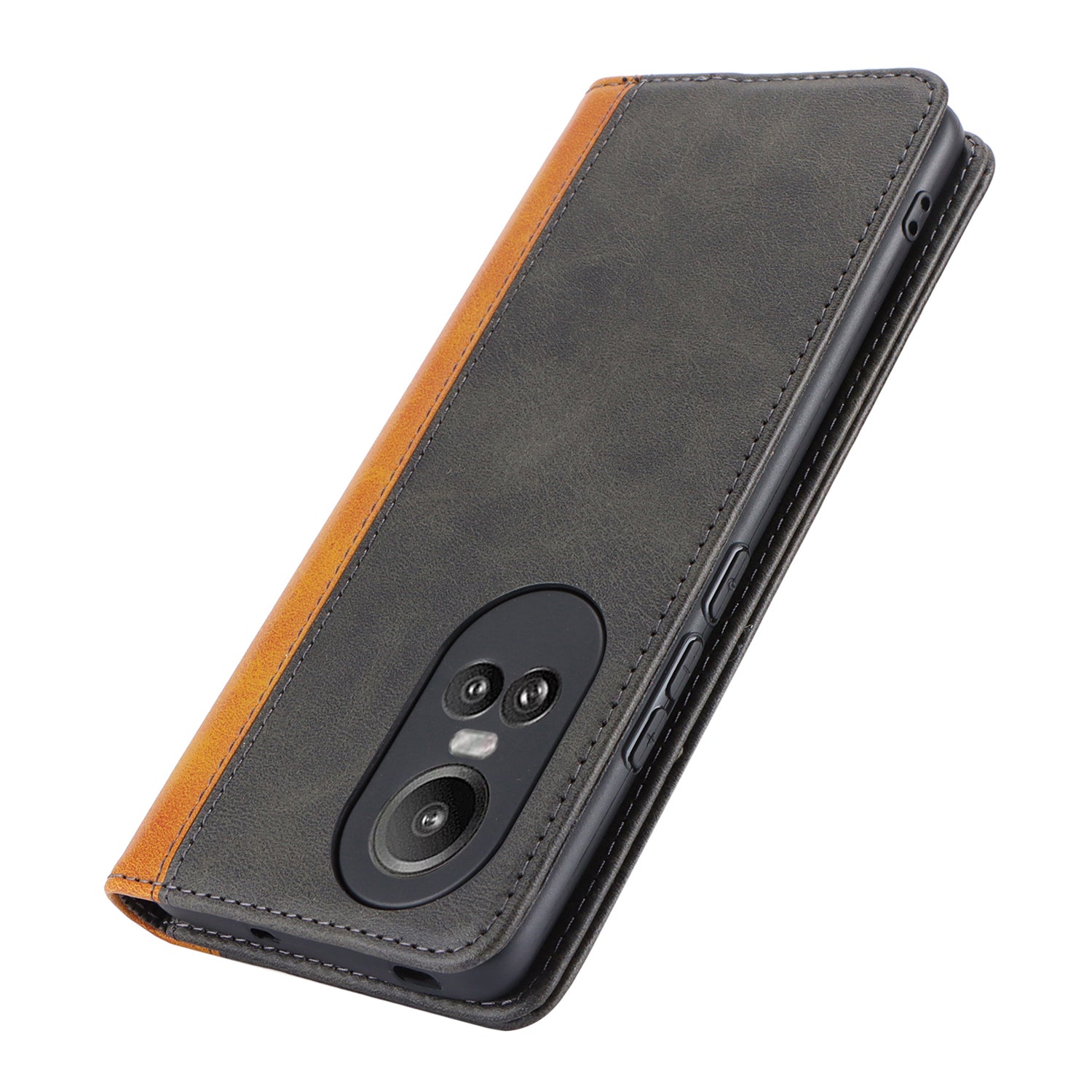 For Oppo Reno10 Pro 5G (Global) Case Color Splicing Leather Phone Wallet Cover