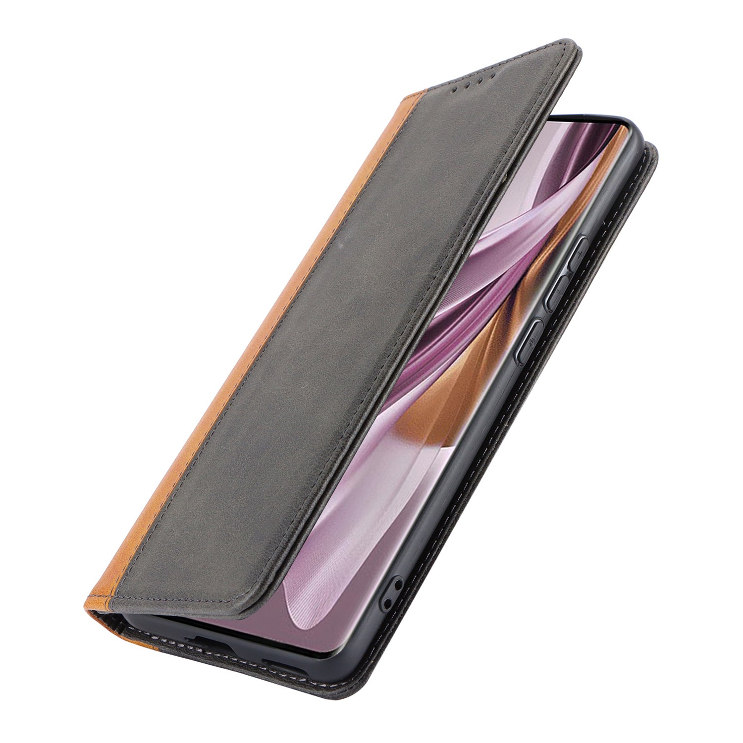 For Oppo Reno10 Pro 5G (Global) Case Color Splicing Leather Phone Wallet Cover