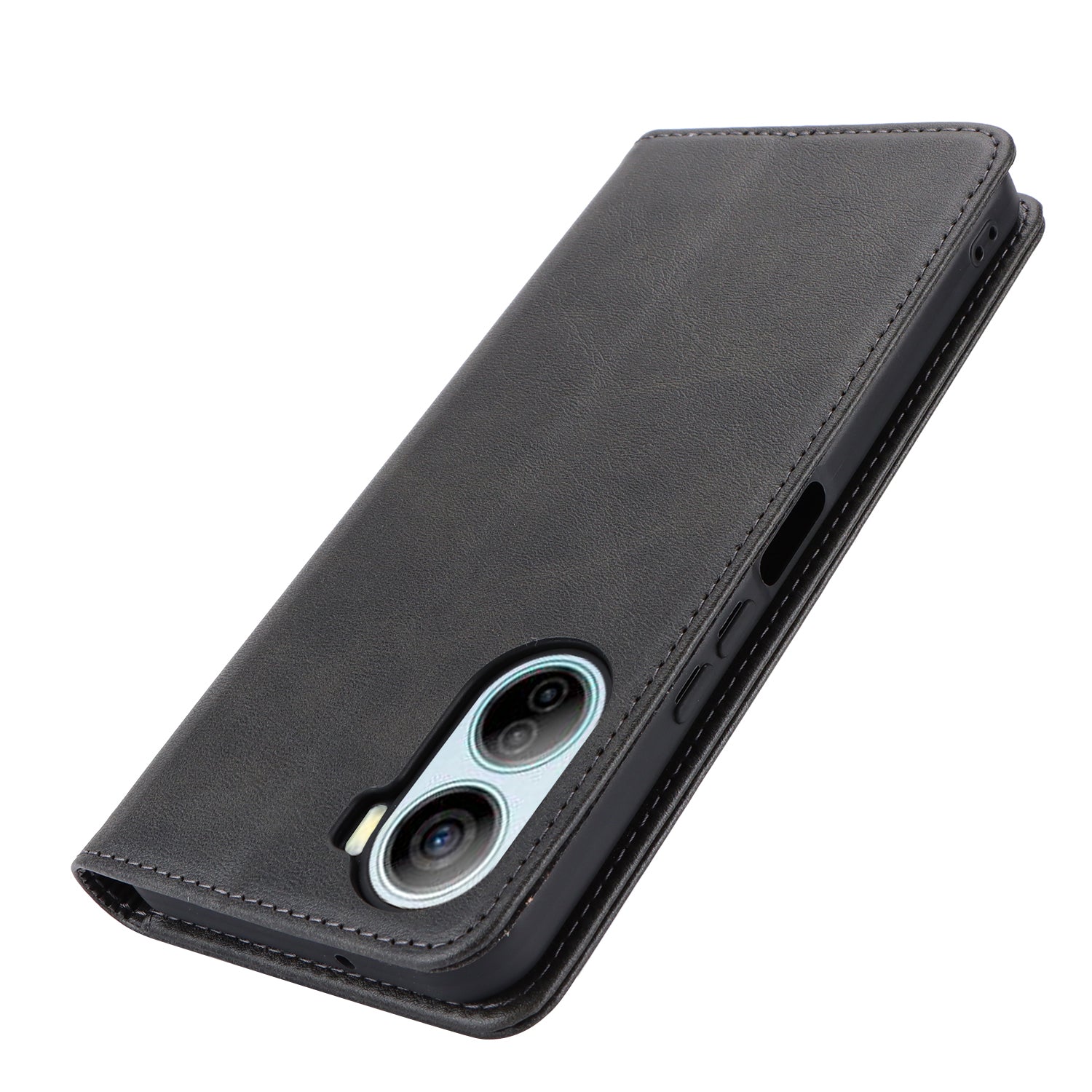 For ZTE Libero 5G IV Case PU Leather Magnetic Closure Protective Phone Cover