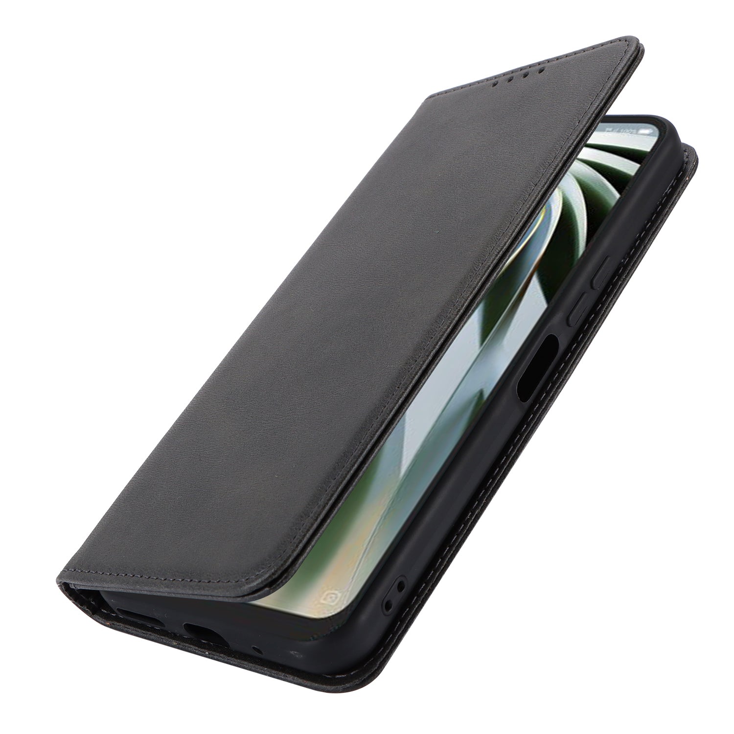 For ZTE Libero 5G IV Case PU Leather Magnetic Closure Protective Phone Cover