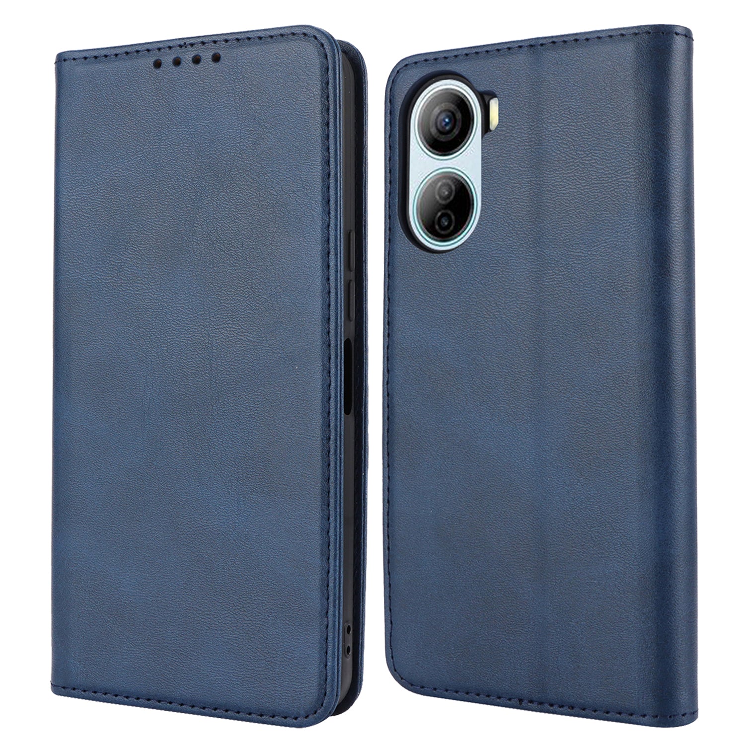 For ZTE Libero 5G IV Case PU Leather Magnetic Closure Protective Phone Cover